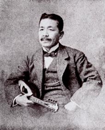 Kenpachi Hiruma (1867-1936) mandolin Japan