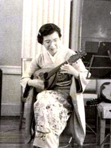 Kinuko Hiruma (1915-2002) mandolin Japan