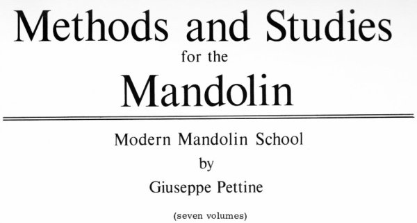 Methods and Studies for the Mandoline